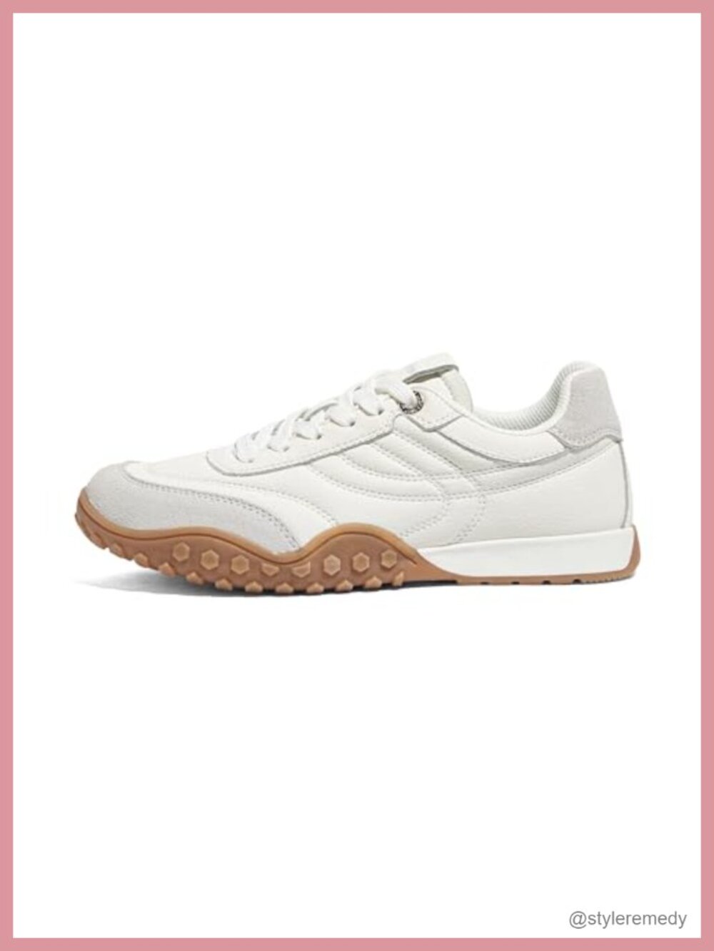 Women's Retro Walking Sneakers Platform Non Slip Shoes Lace Up Casual Athletic